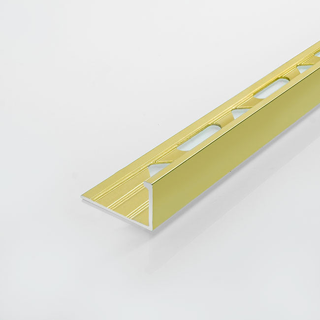 gold metal trim edge