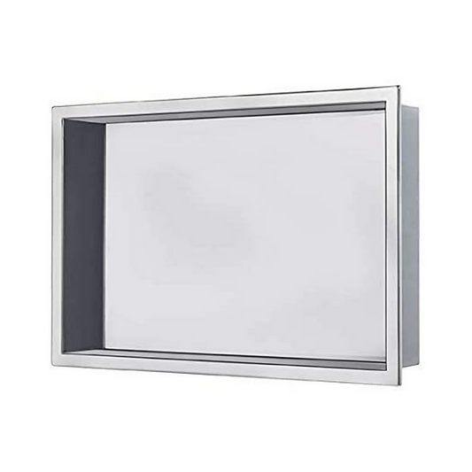 12"x20" Chrome stain less steel shower niche