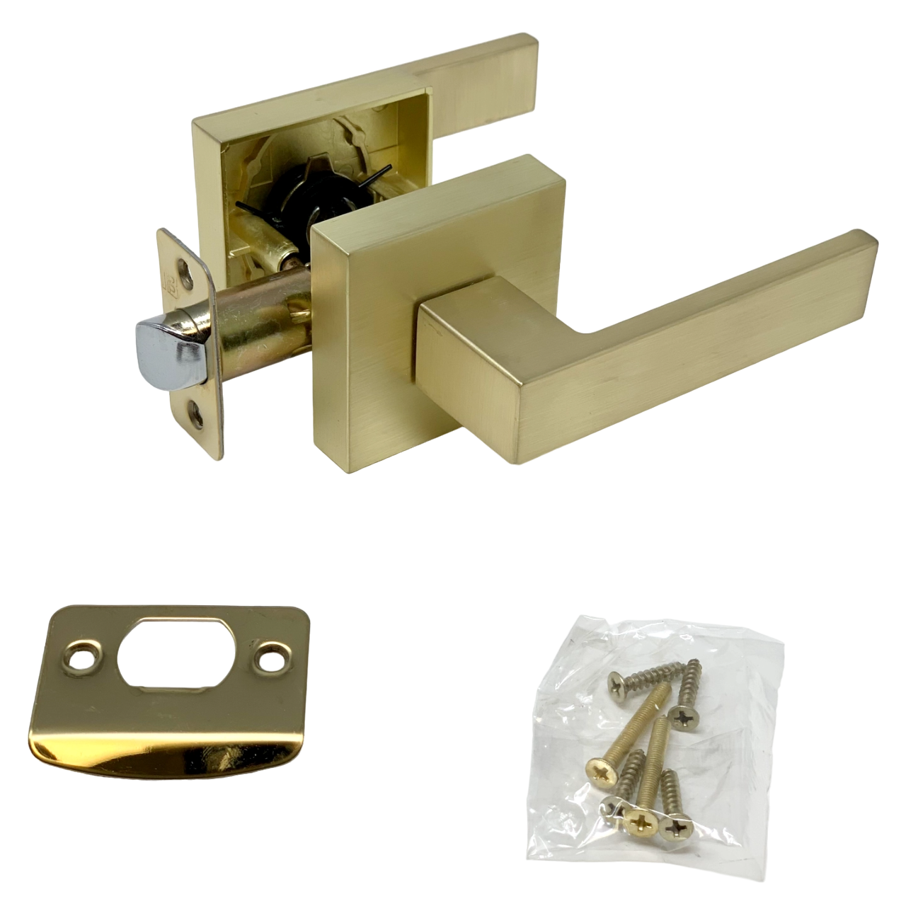 square shape door lock handle for interior doors