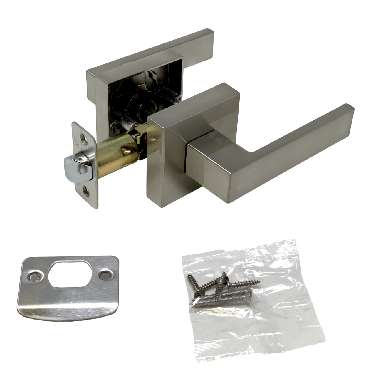 square shape door lock handle for interior doors