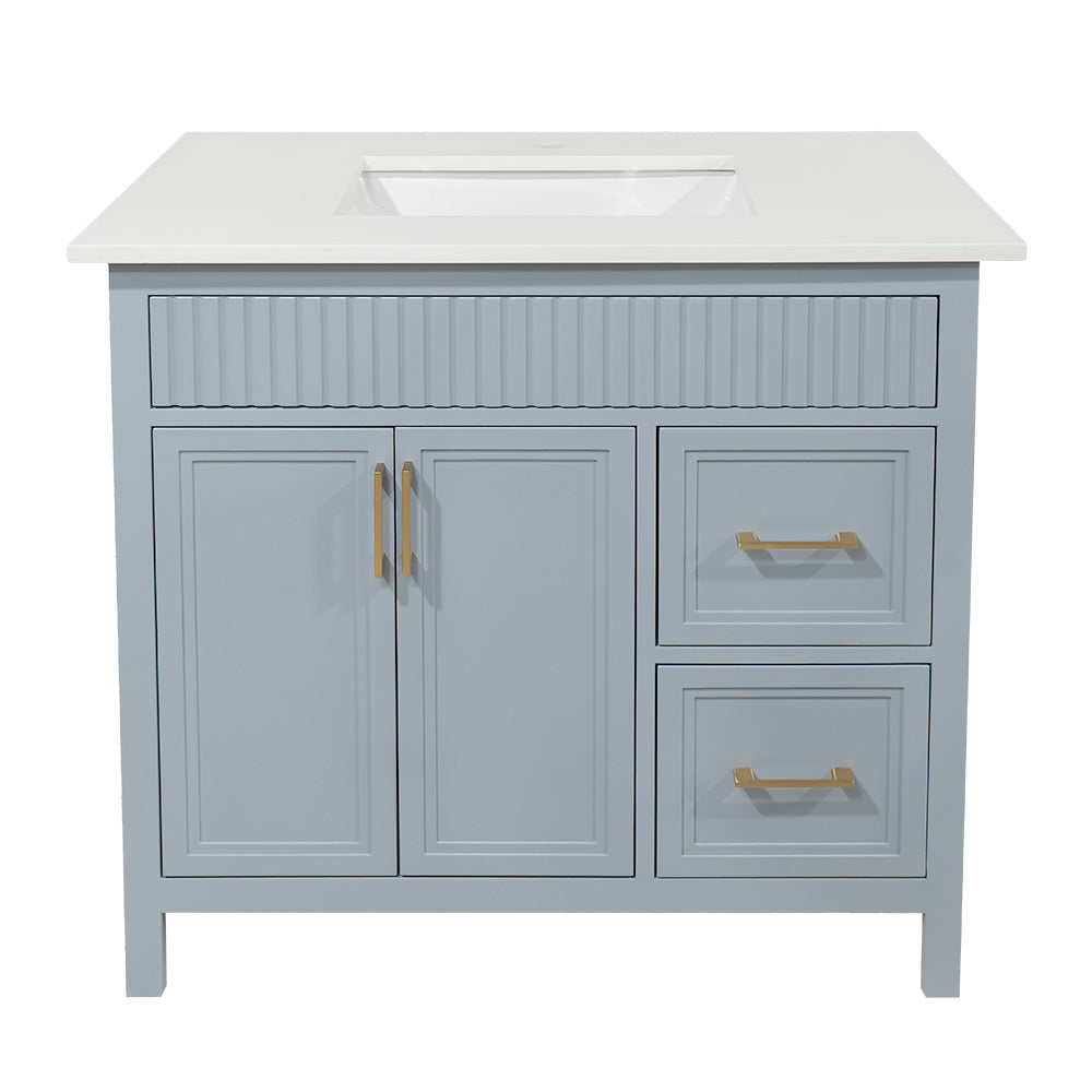Winter Lake 36-inch Morden Style Bathroom Vanity
