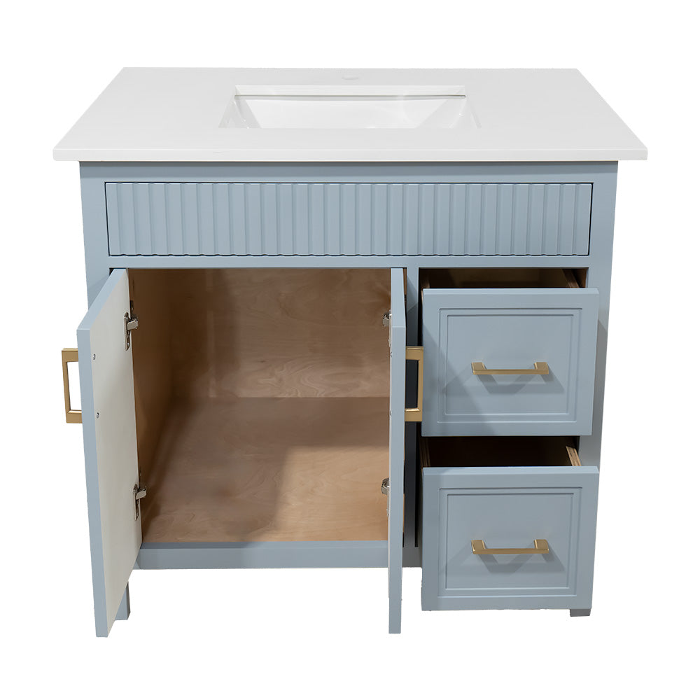 Winter Lake 36-inch Morden Style Bathroom Vanity