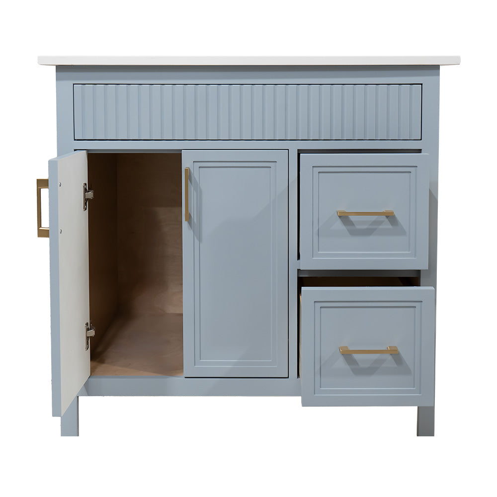Winter Lake 36-inch Morden Style Bathroom Vanity