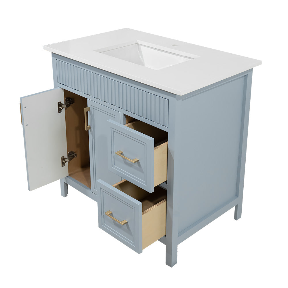 Winter Lake 36-inch Morden Style Bathroom Vanity