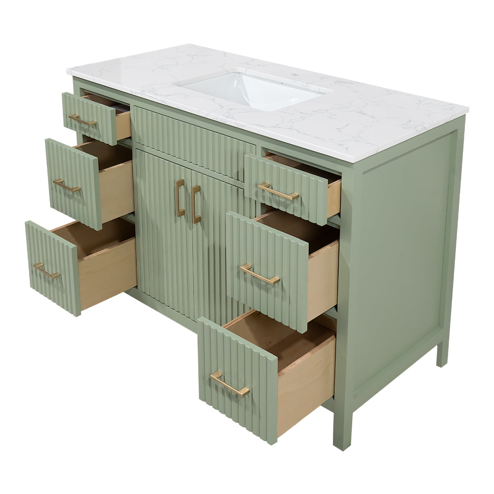 Sherwood Green 48" Bathroom Vanity for Bathroom Renovation
