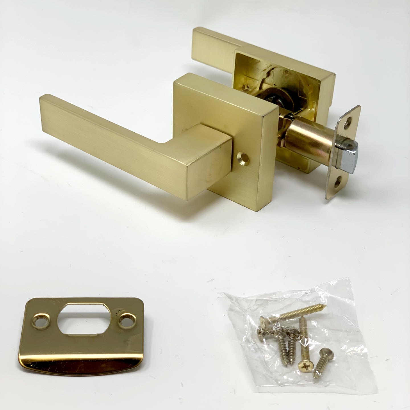 square shape door lock handle for interior doors