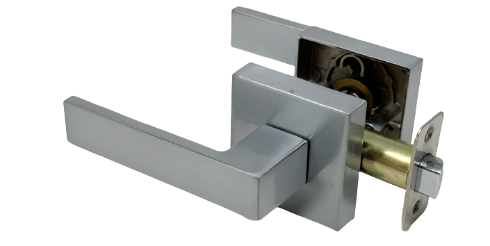 square shape door lock handle for interior doors