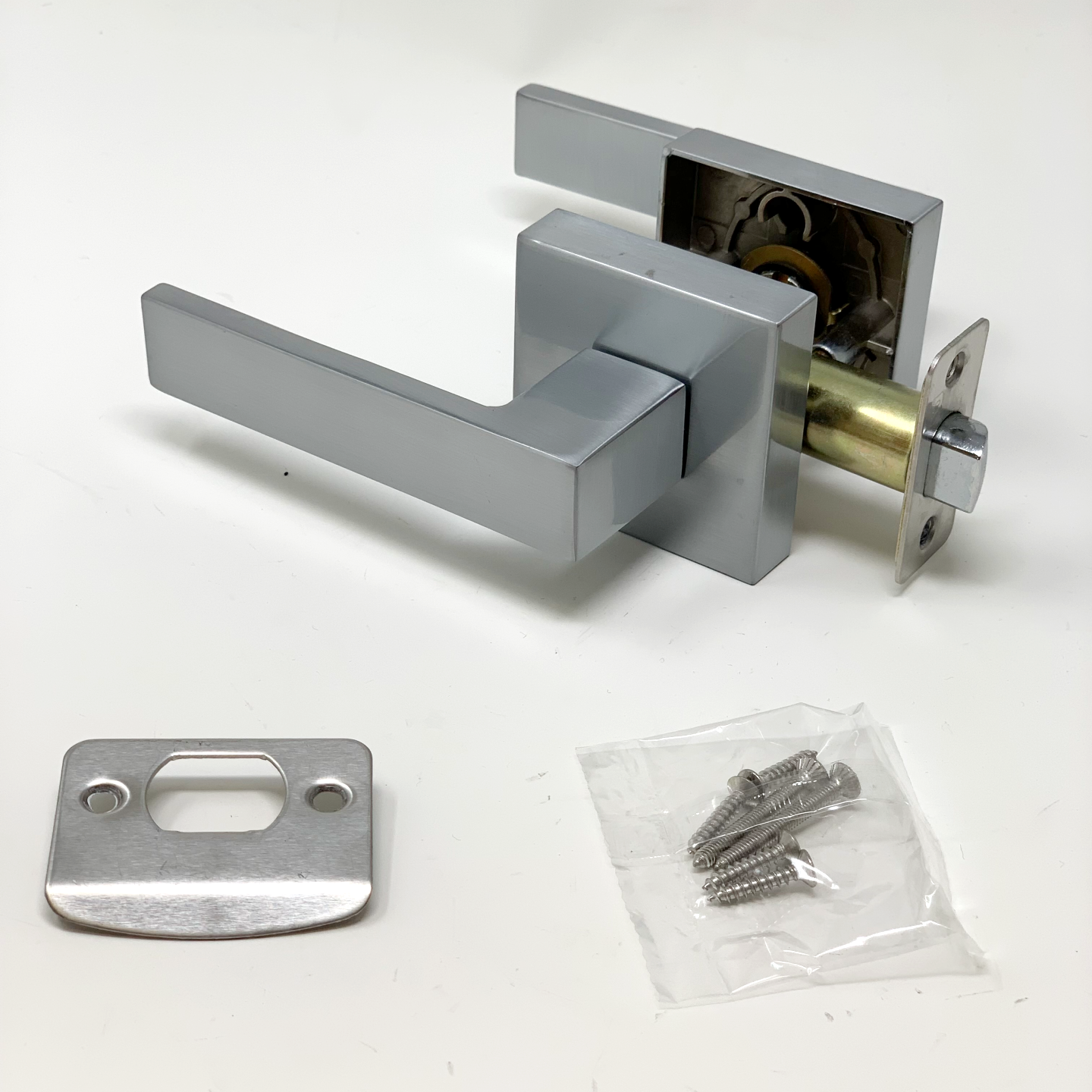 square shape door lock handle for interior doors