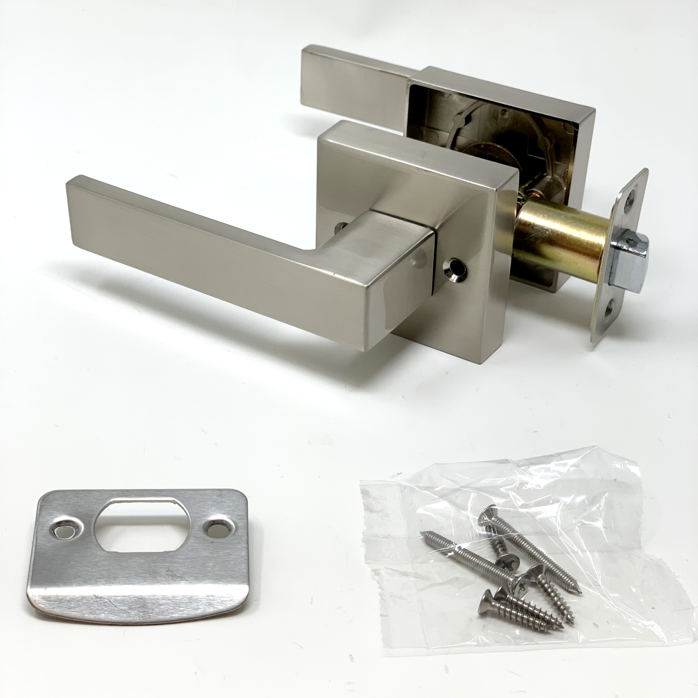 square shape door lock handle for interior doors