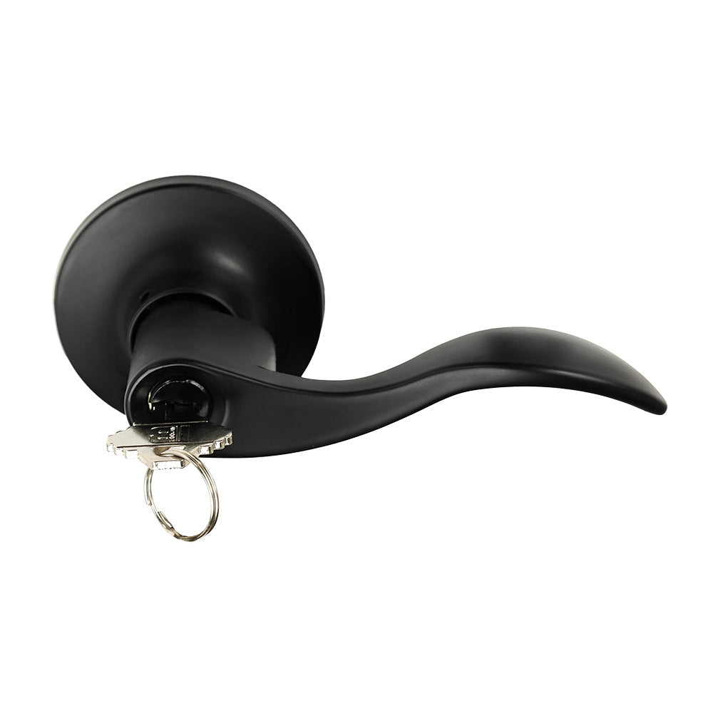 wave style door lock handle for interior door 1860