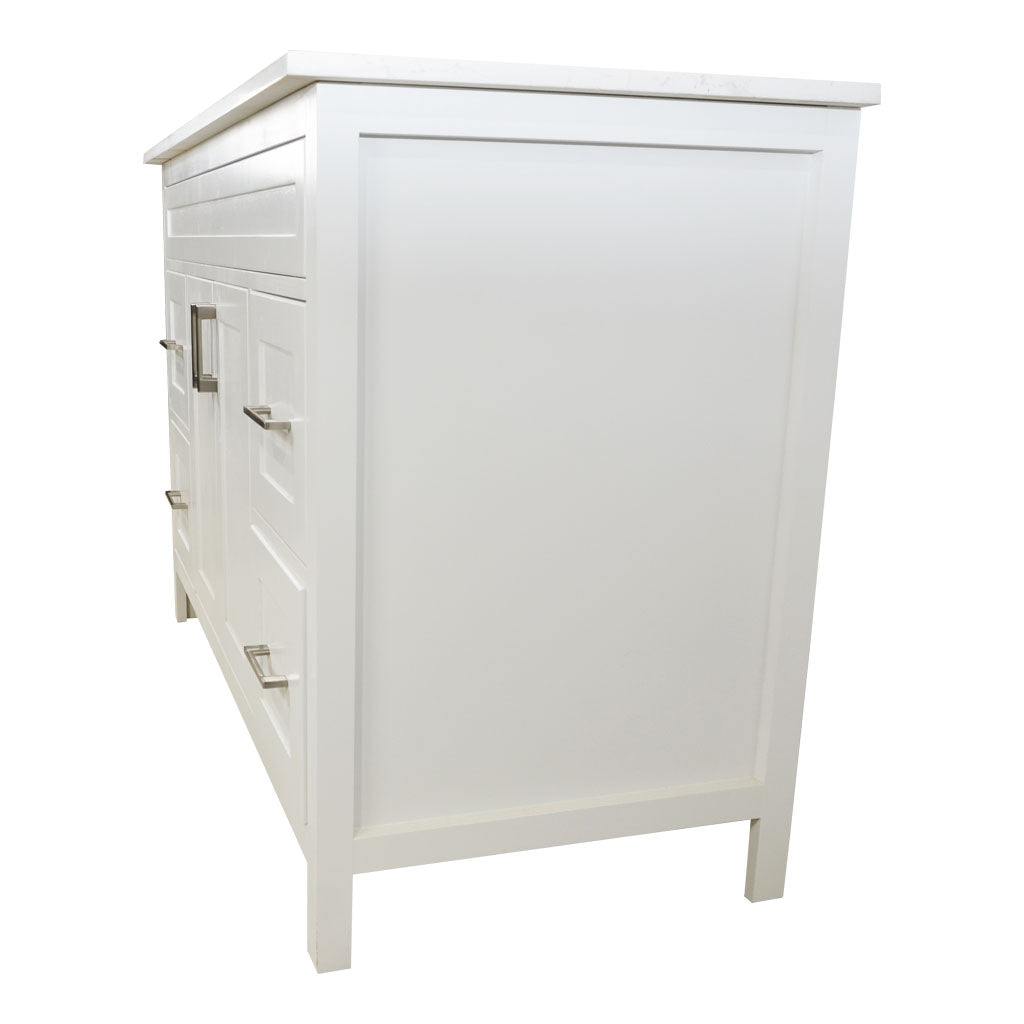 Camea 48 in. White Single Vanity