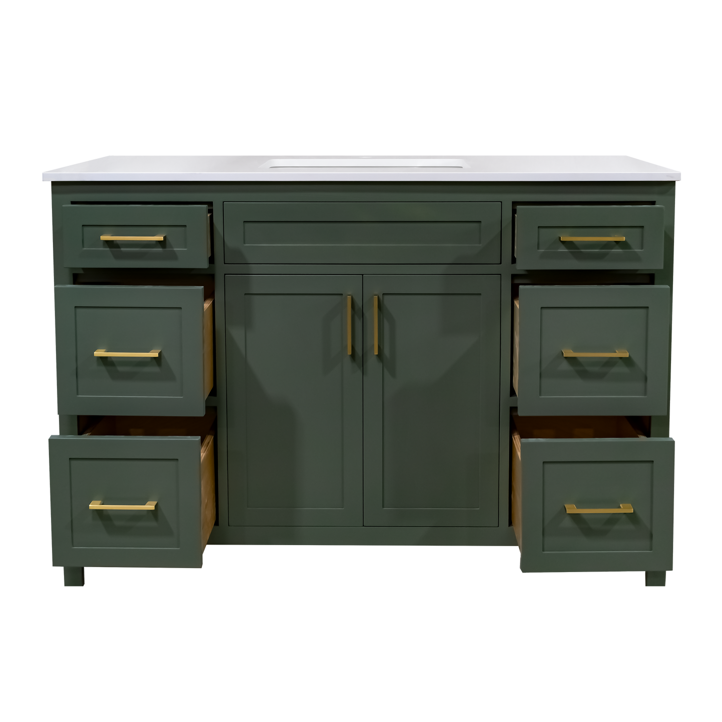 Octavia lush 48" wood vanity 6 drawers with top and sink