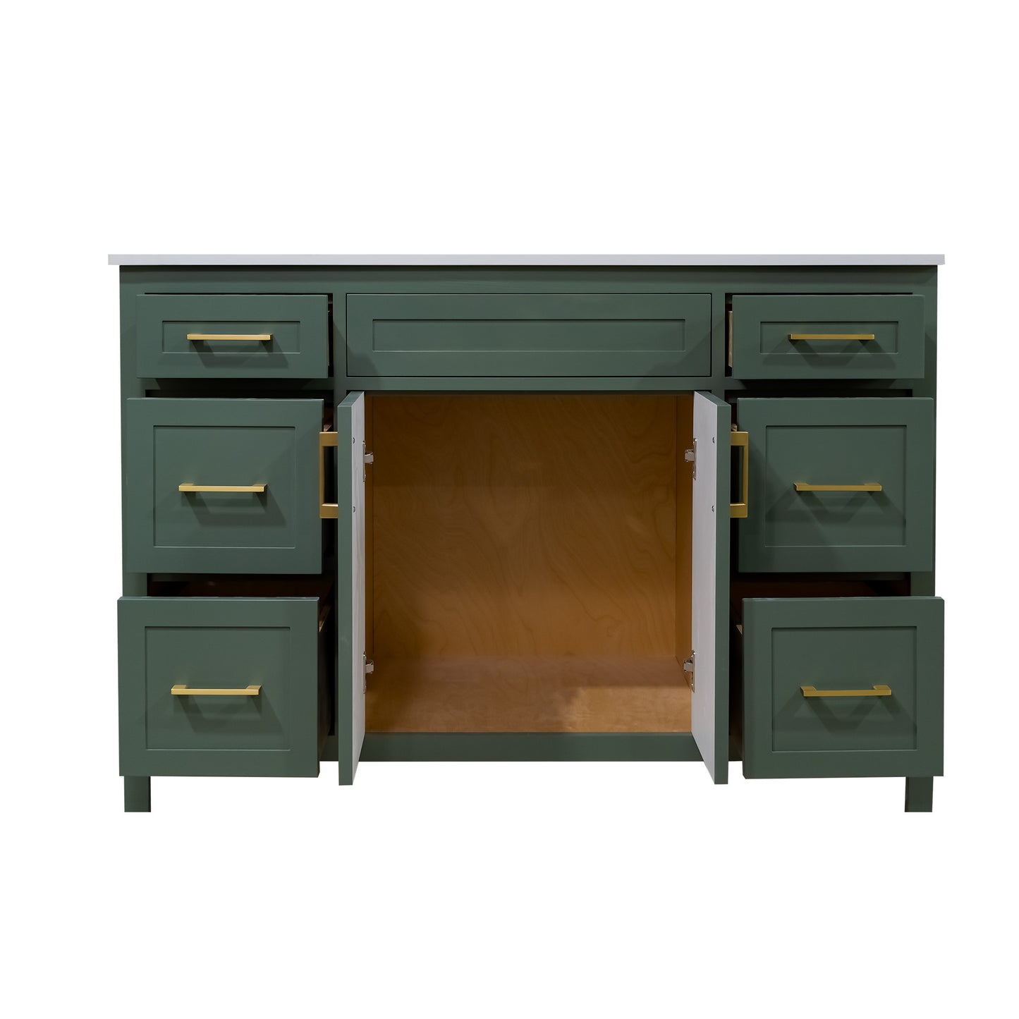 Octavia lush 48" wood vanity 6 drawers with top and sink