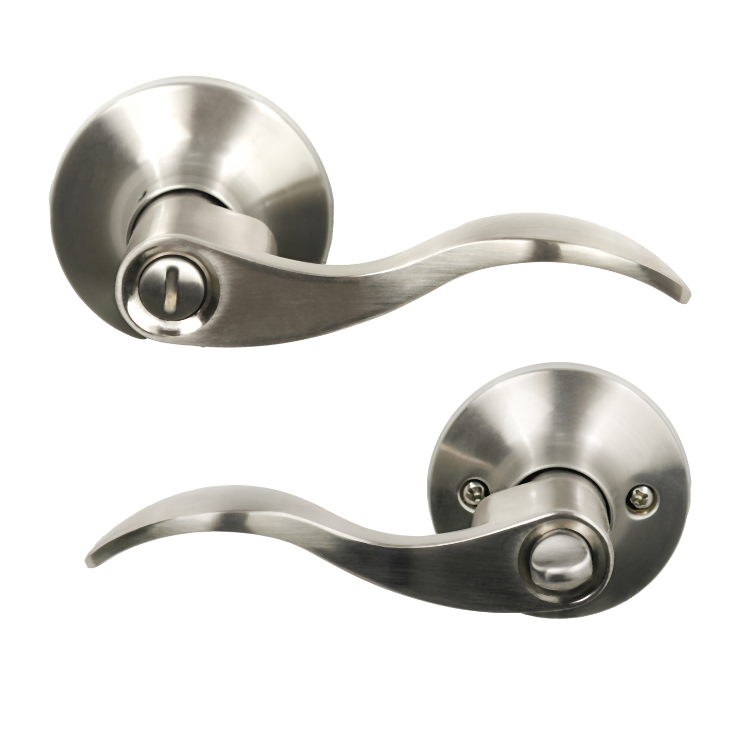 wave style door lock handle for interior door 1860