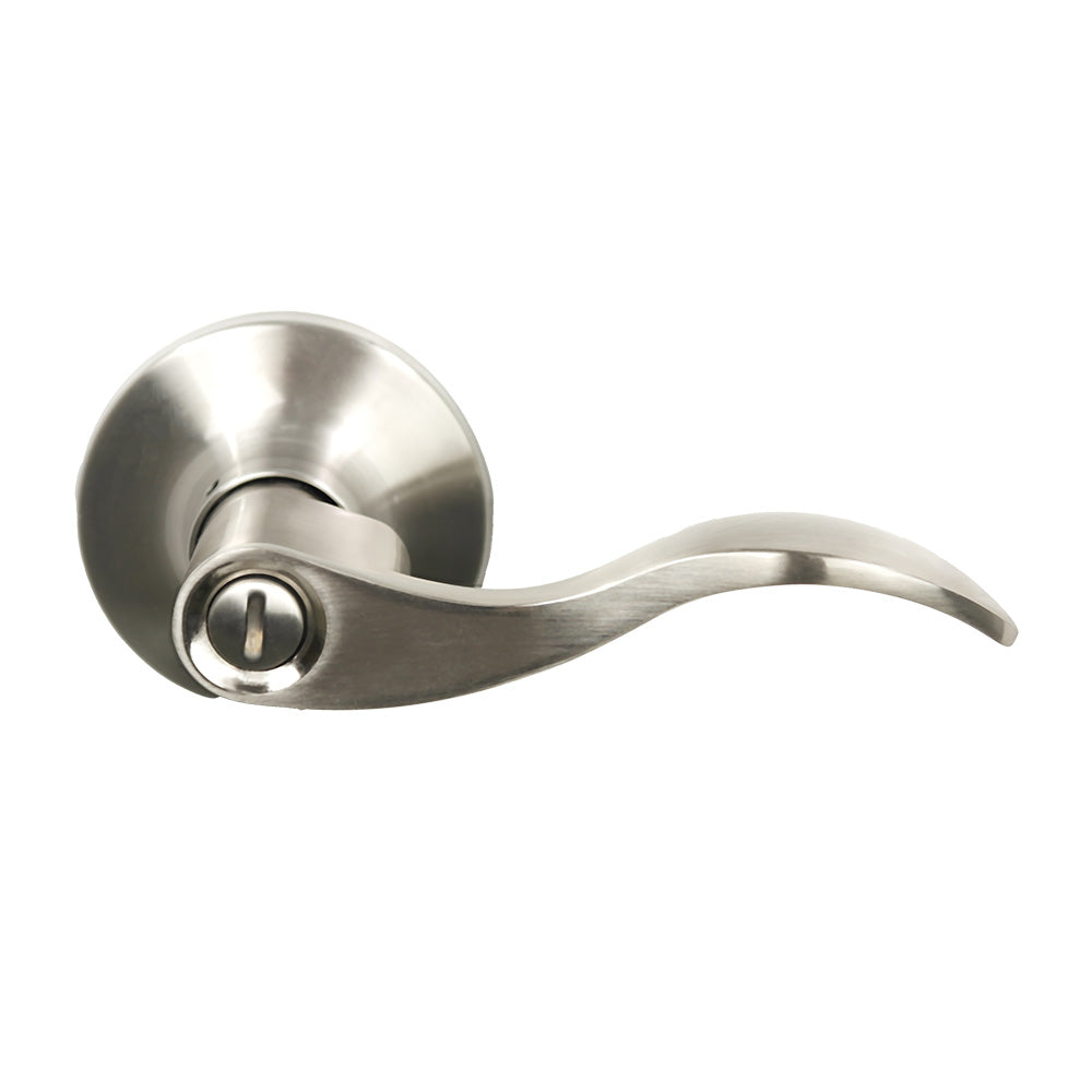 wave style door lock handle for interior door 1860