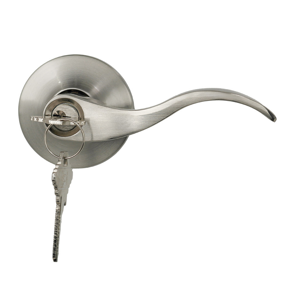 wave style door lock handle for interior door 1860