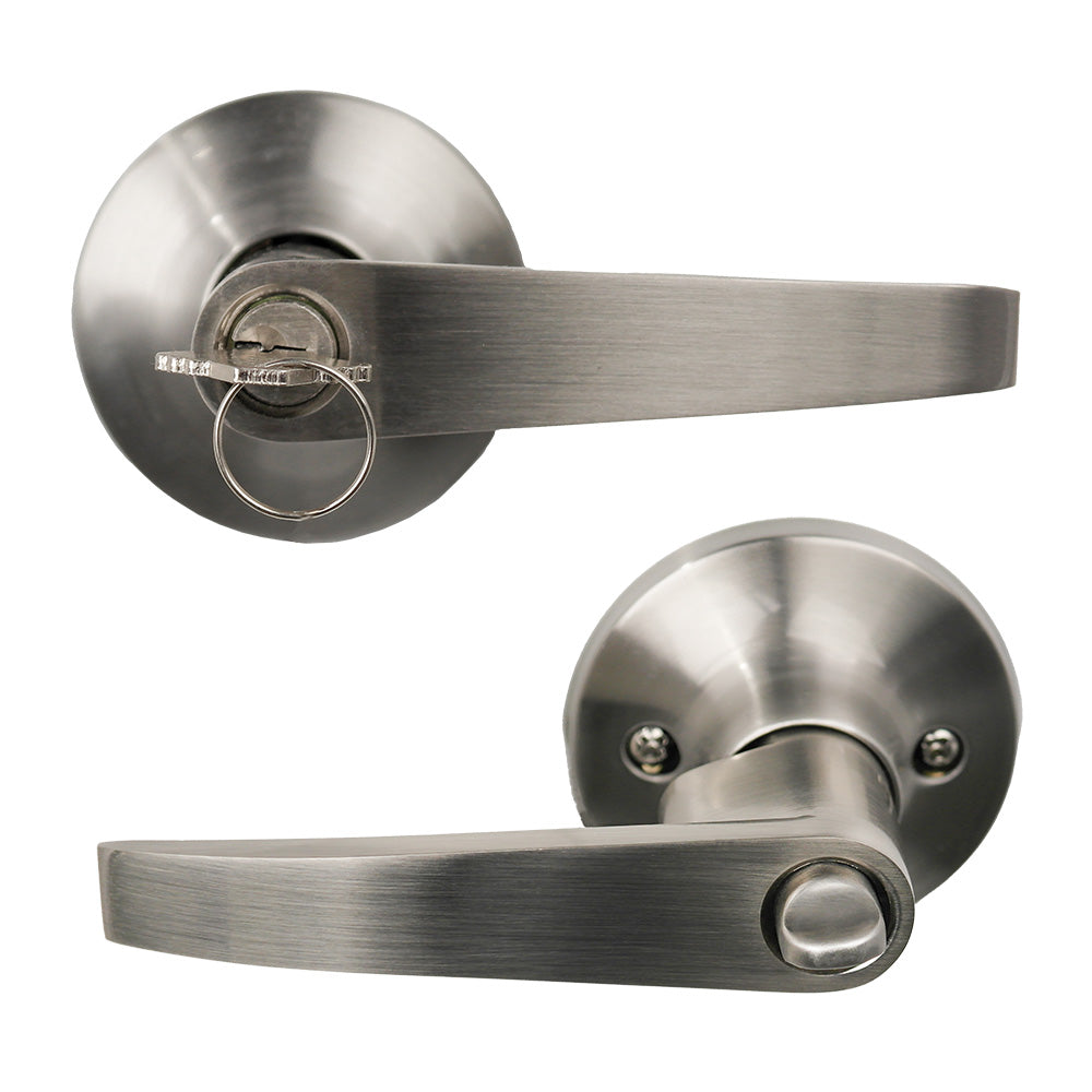 straight handle door lock for interior door