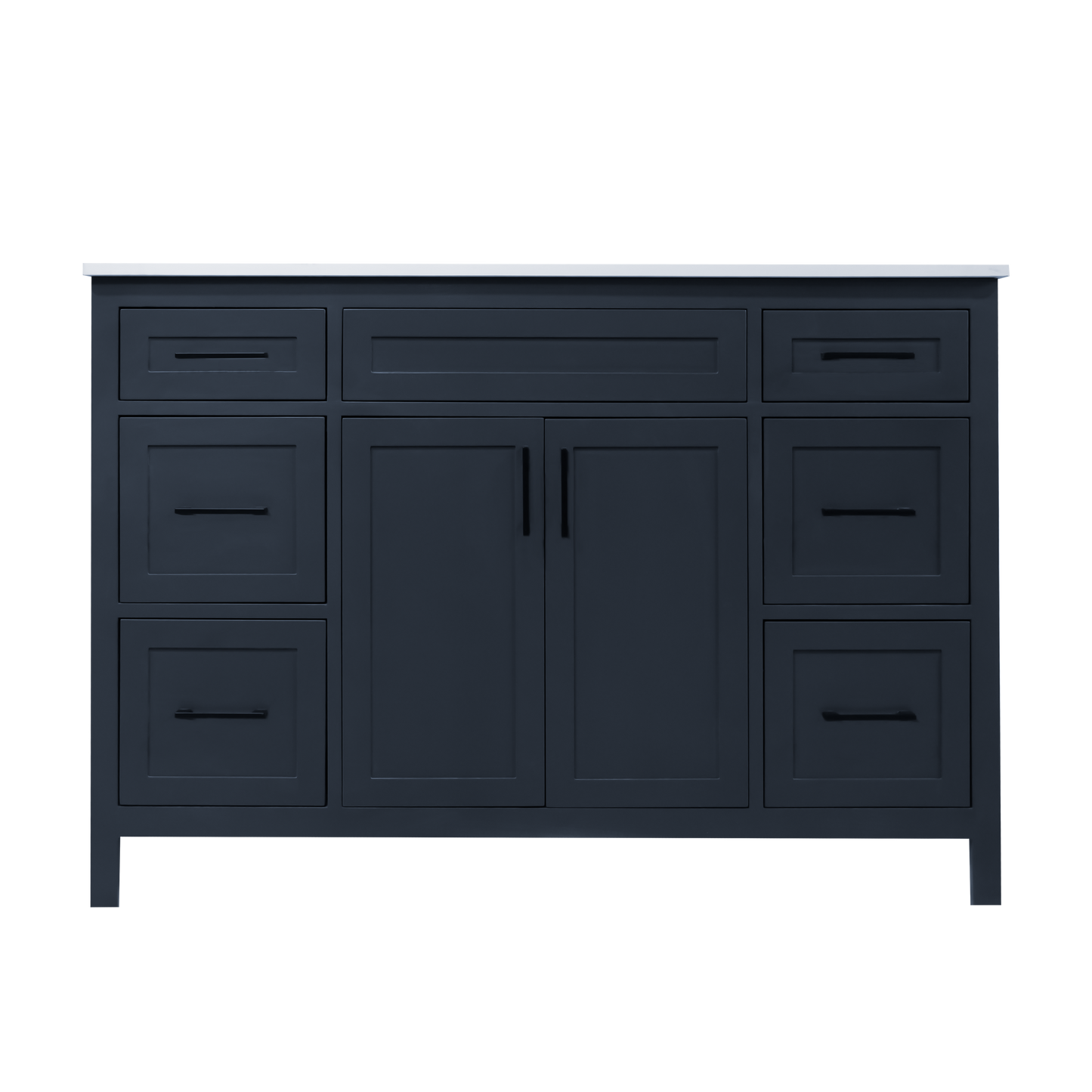 Elada 48" wood vanity made in Canada include quartz top and sink