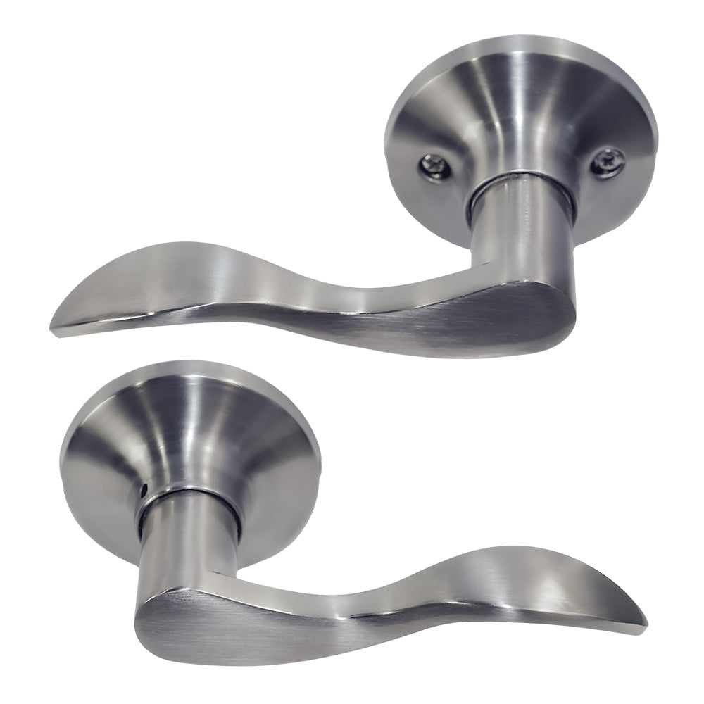 wave style door lock handle for interior door 1860