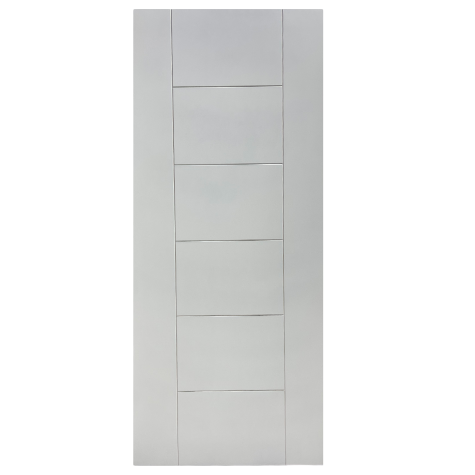 solid core Colona style interior primed door sound proof  1 3/8" thick