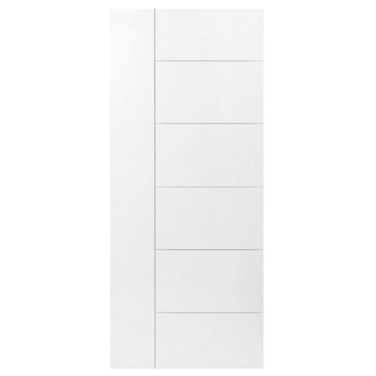Beverly style interior primed solid core doors 1 3/4" 40 mm thick