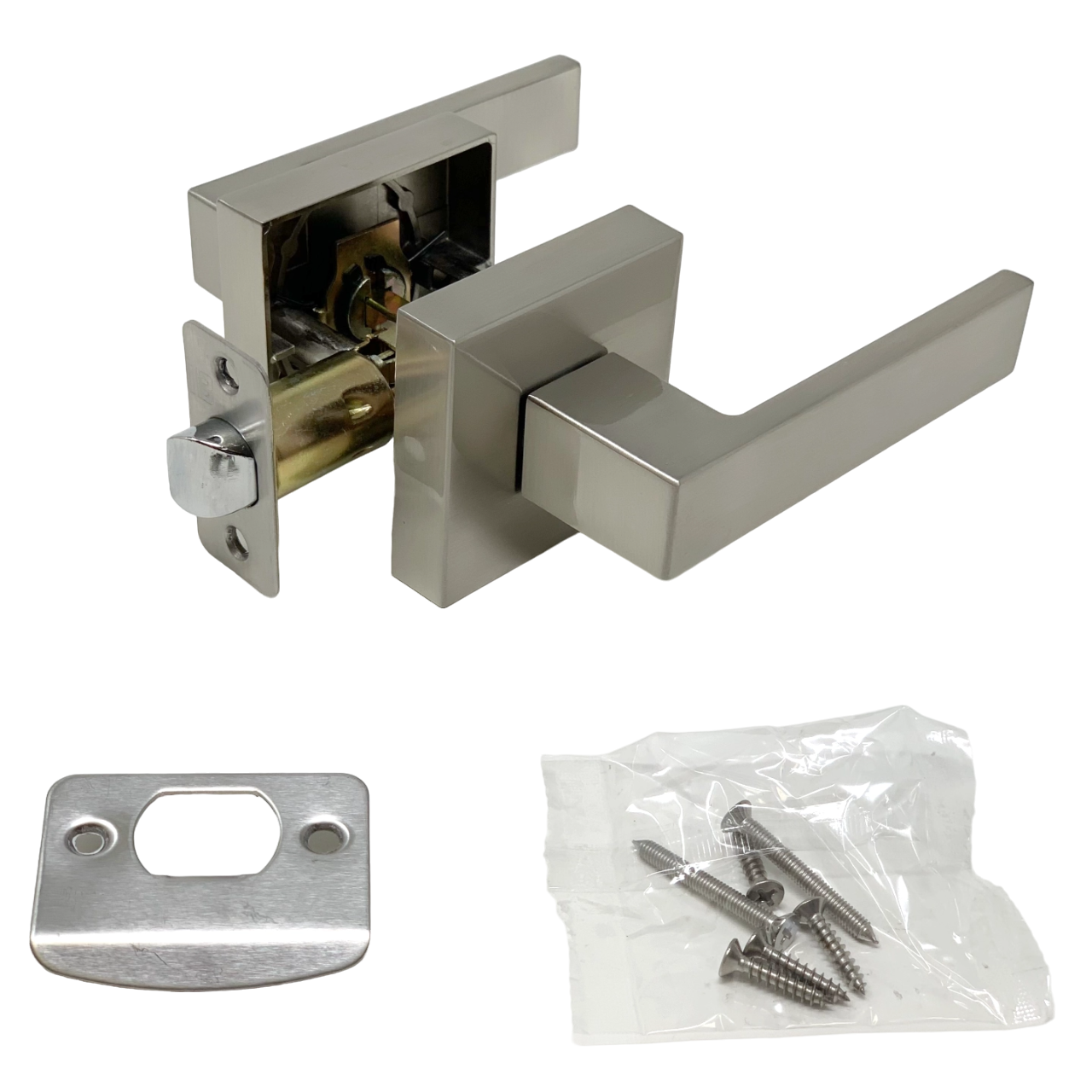 square shape door lock handle for interior doors
