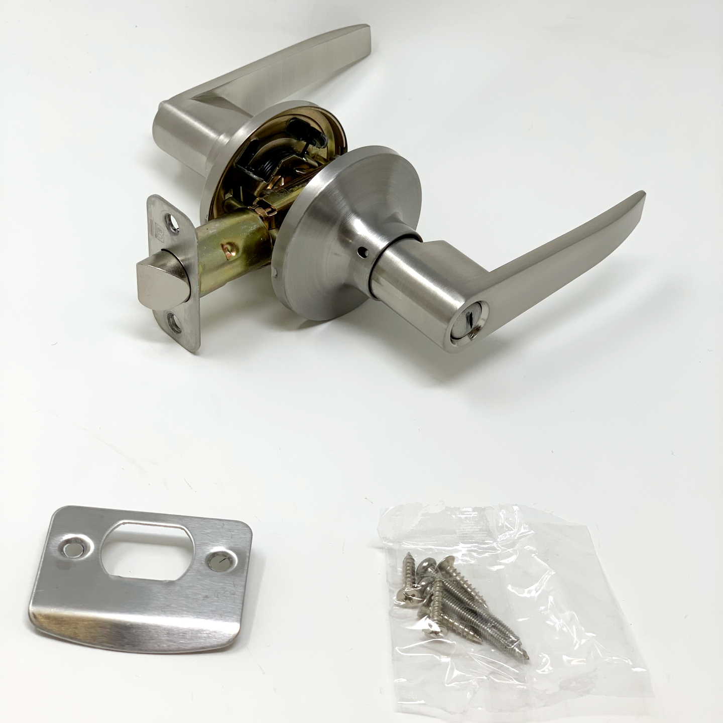 straight handle door lock for interior door