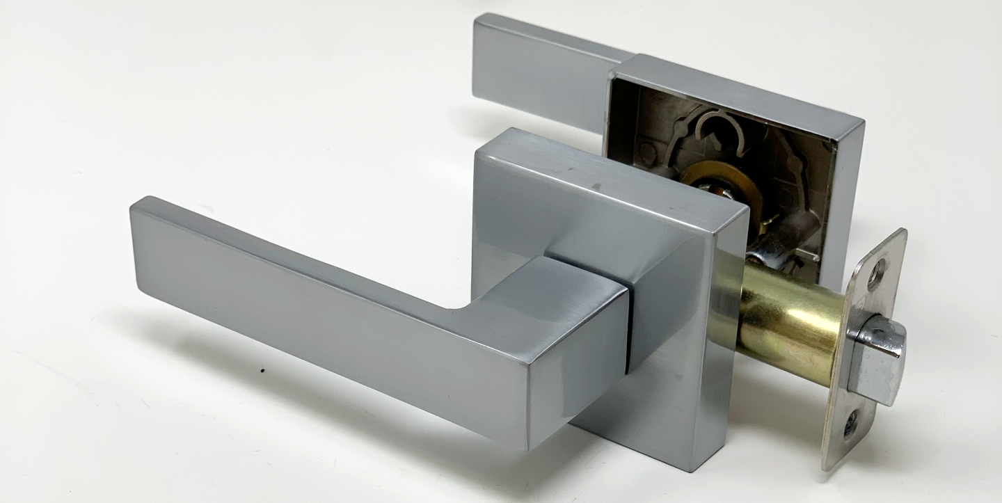 square shape door lock handle for interior doors