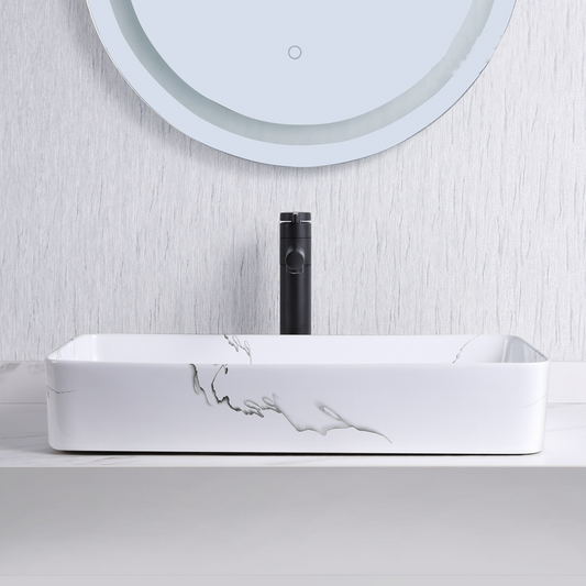 lavabo rectangulaire élégant 8414KT