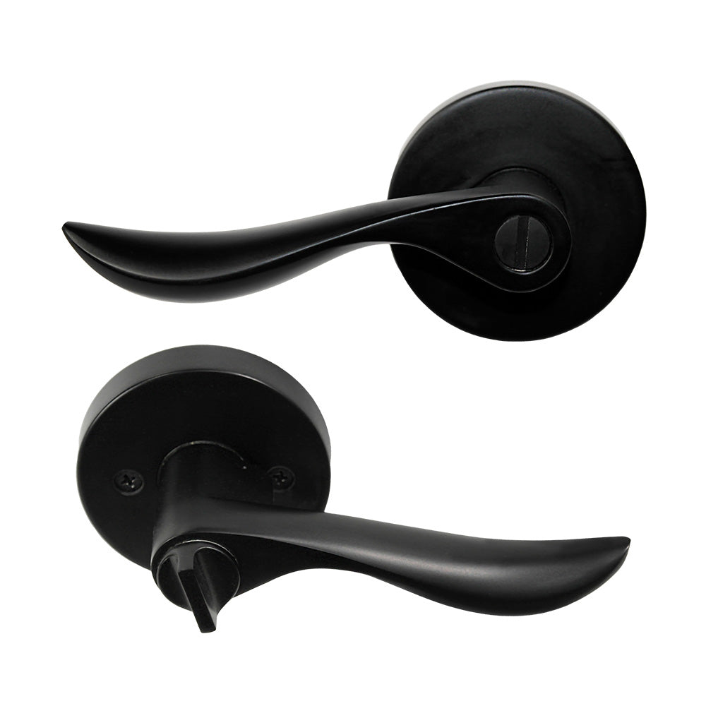 wave shape heavy duty interior door lock