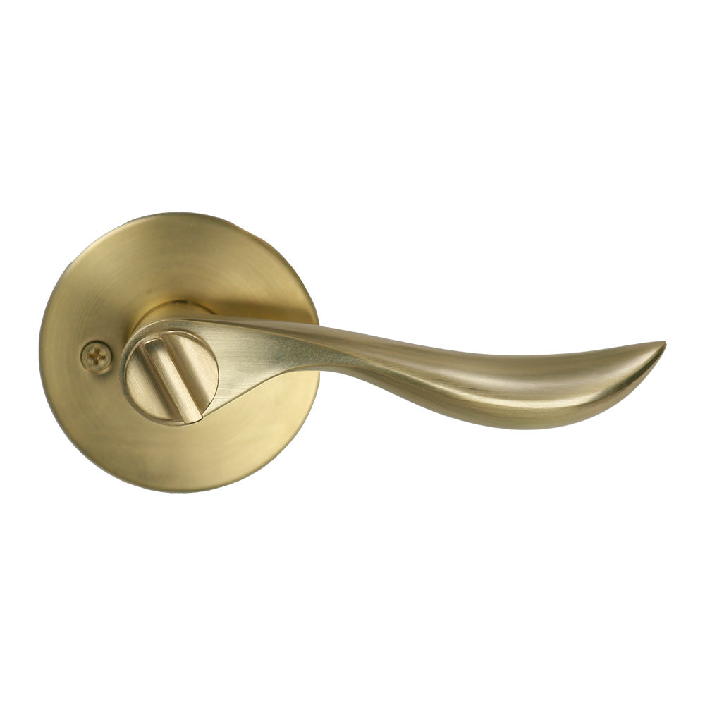 wave shape heavy duty interior door lock