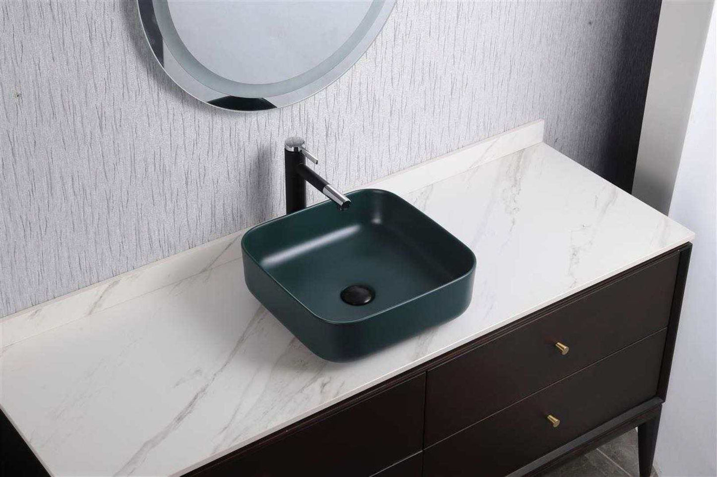 vasque carrée pour vanité de salle de bain