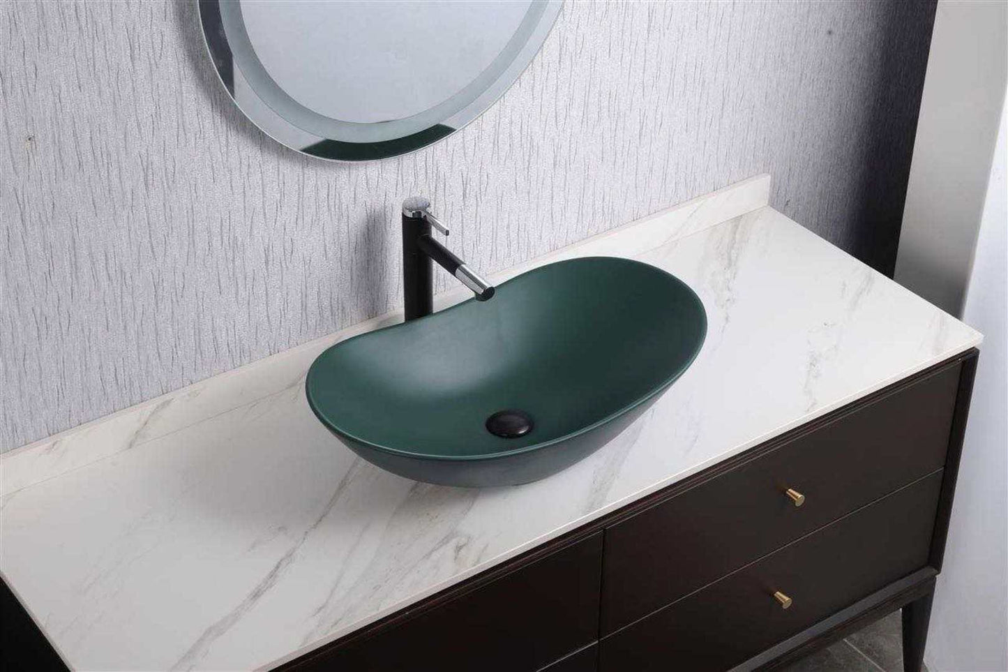 lavabo de salle de bain en forme de vasque