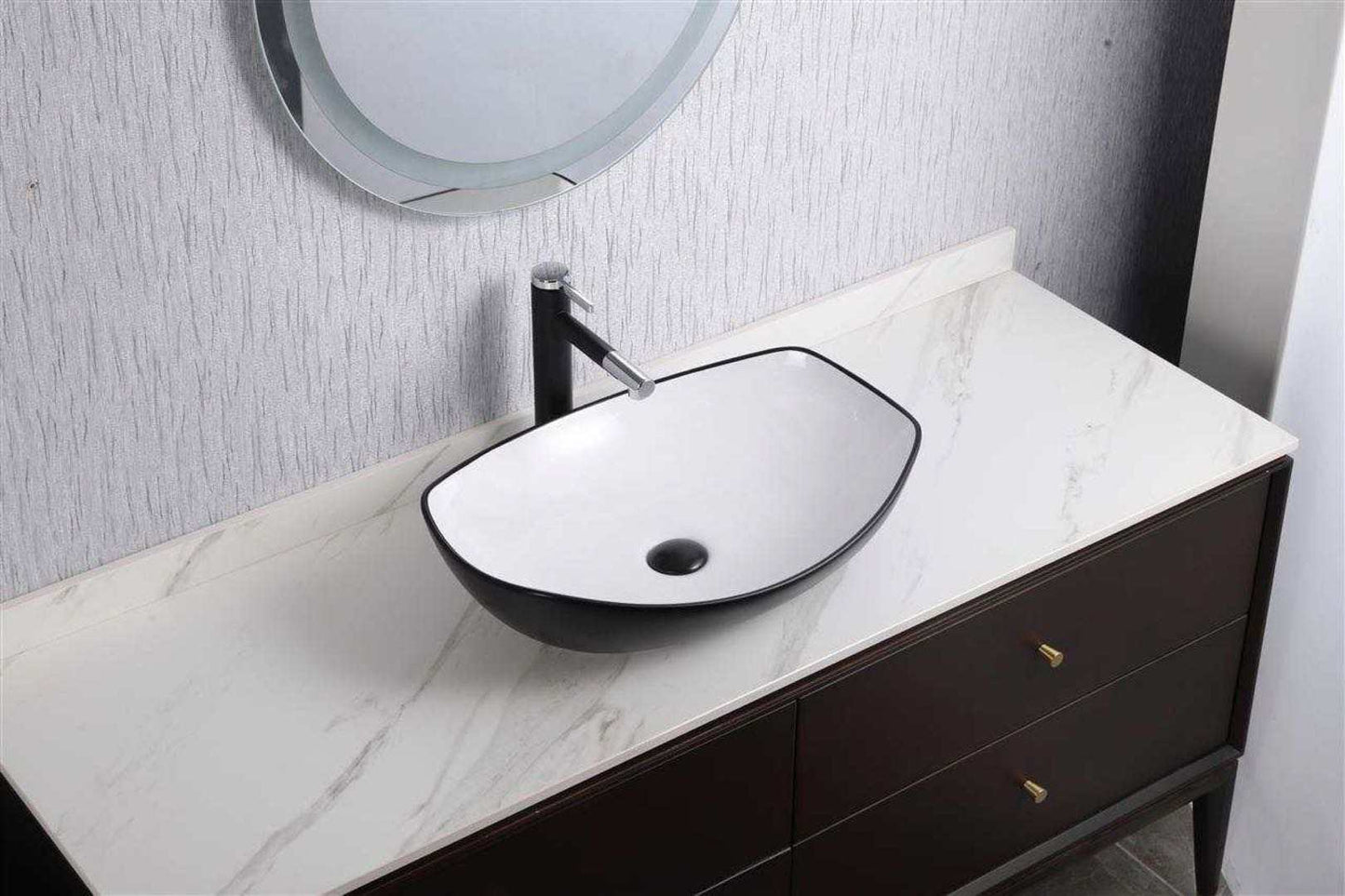 vessel ceramic sink for vanity