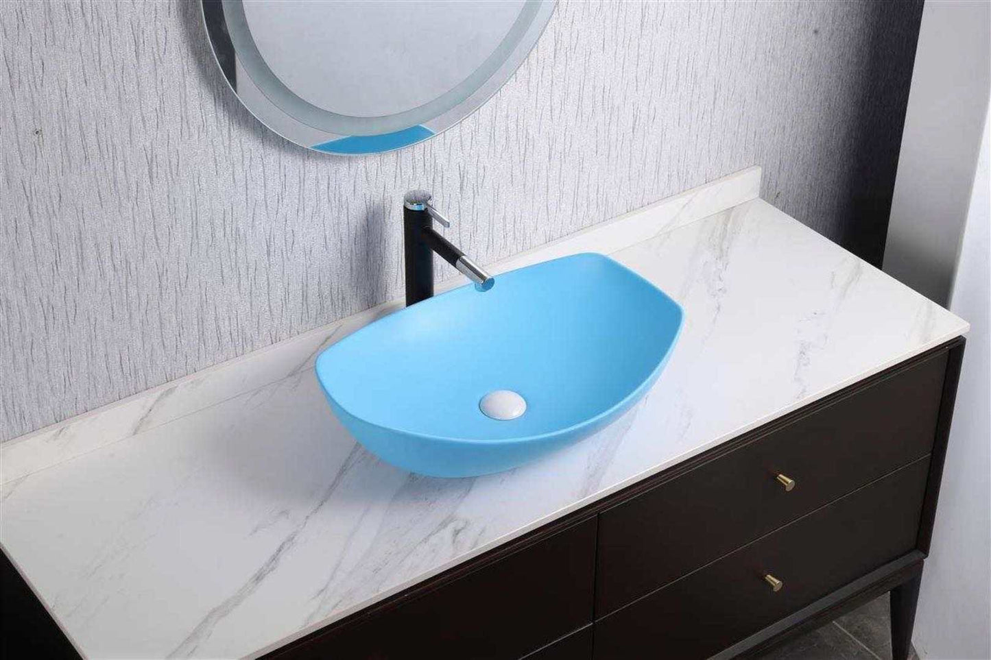 vessel ceramic sink for vanity